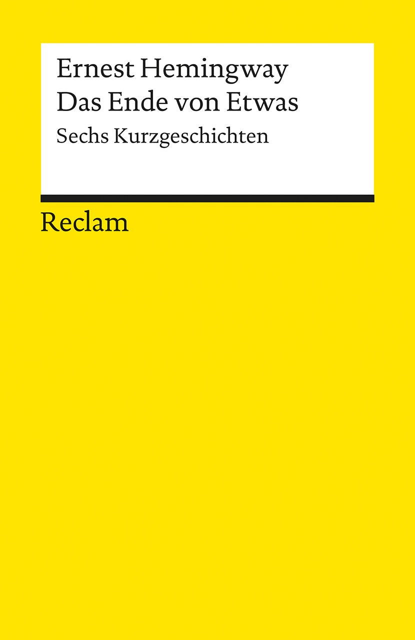 Das Ende von Etwas Essays & Short Stories