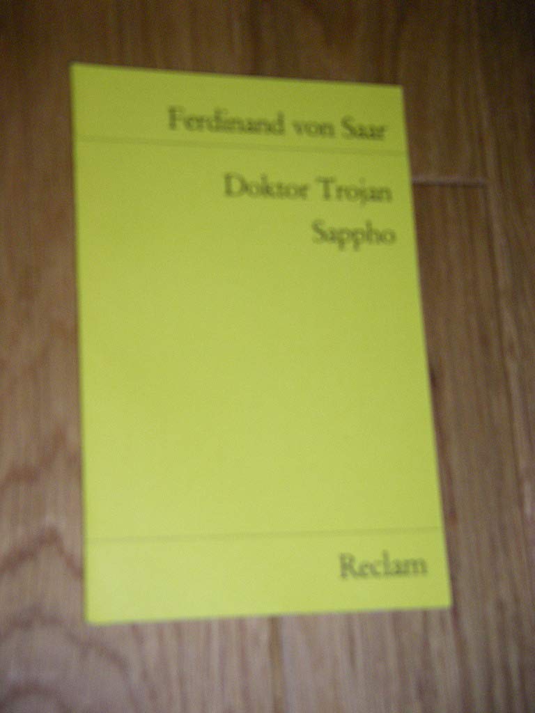 Doktor Trojan. Sappho (Reclams Universal-Bibliothek) Books