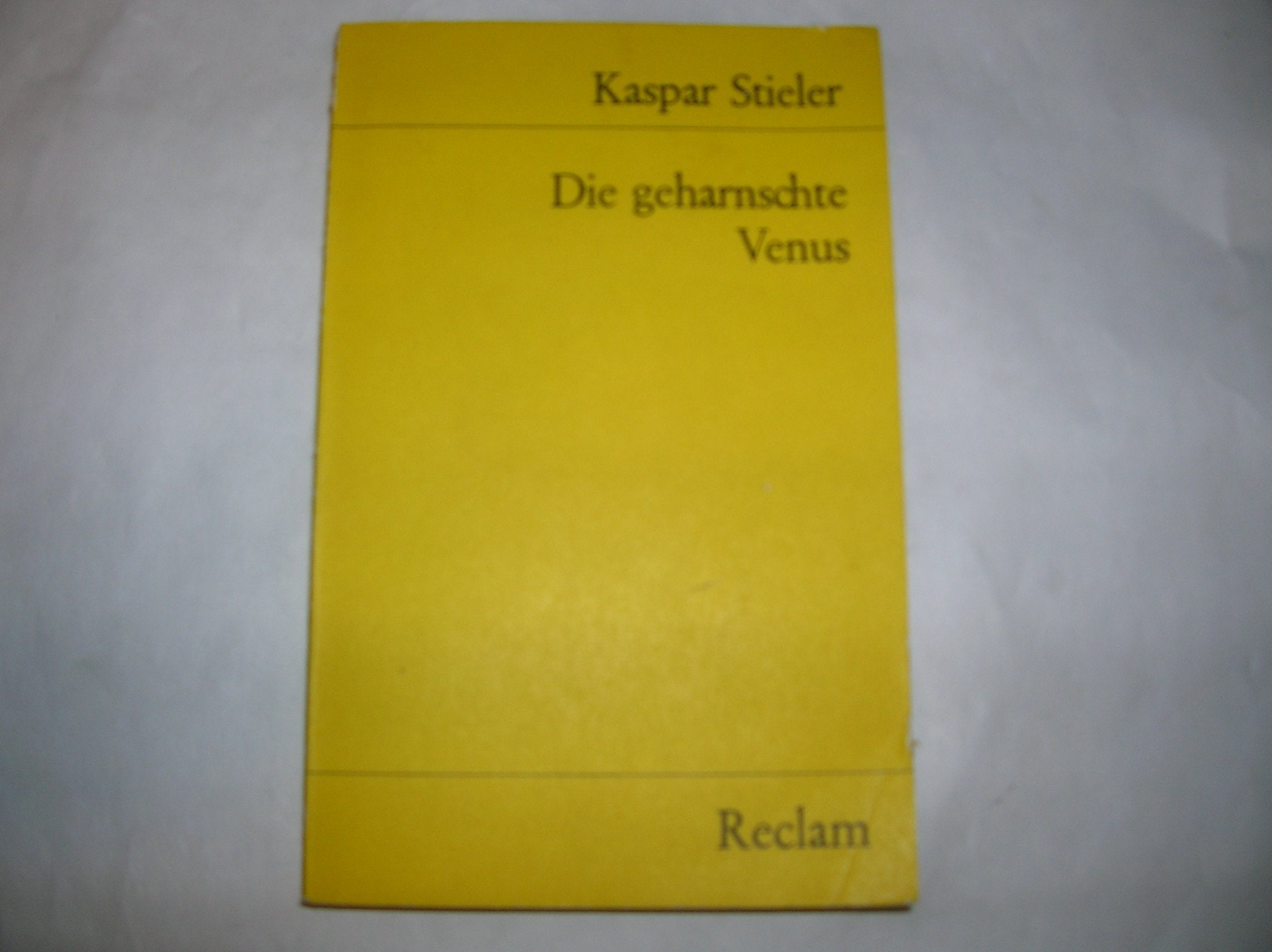 Die geharnschte Venus (Reclams Universal-Bibliothek) Books