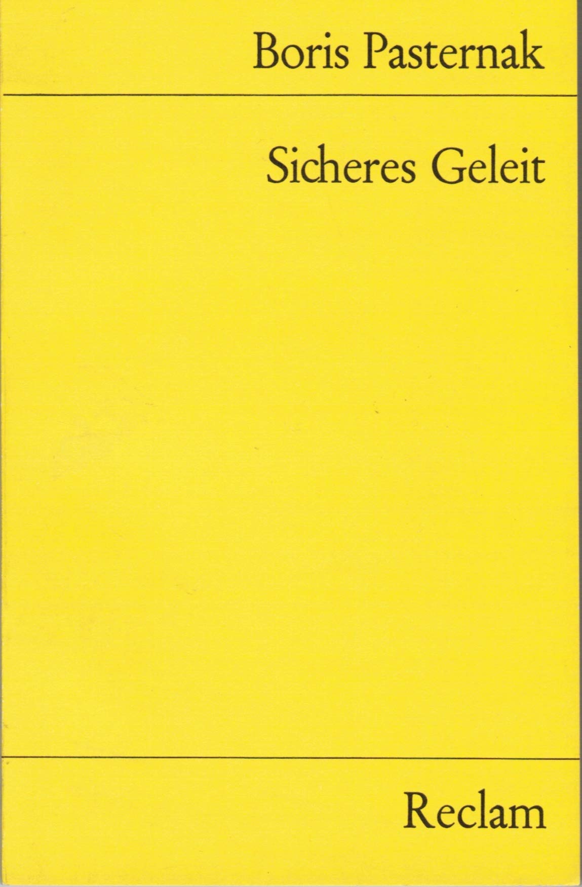 Sicheres Geleit (Reclams Universal-Bibliothek) Books