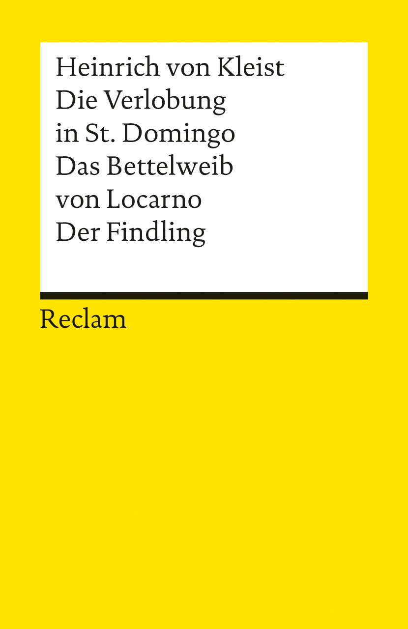 Die Verlobung in St. Domingo / Das Bettelweib von Locarno / Der Findling Drama