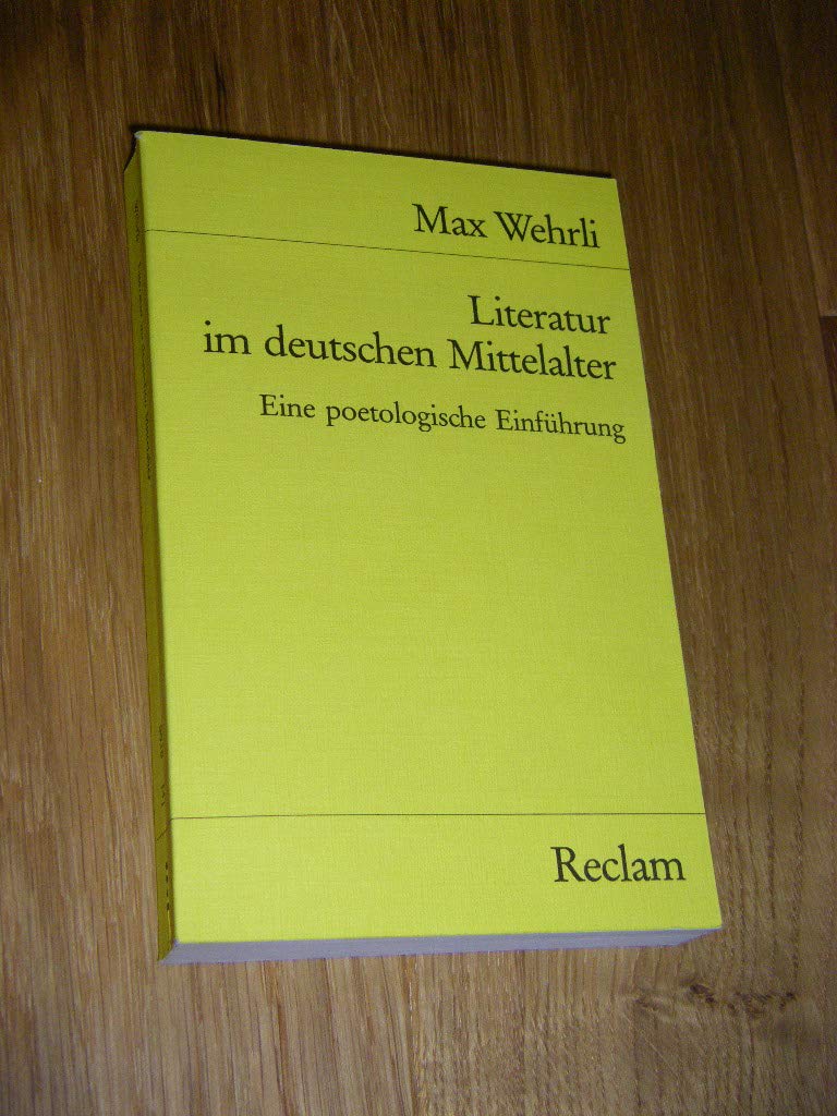 Literatur im deutschen Mittelalter Social Sciences