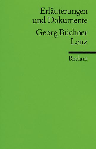 Lenz. Erläuterungen und Dokumente Contemporary literature