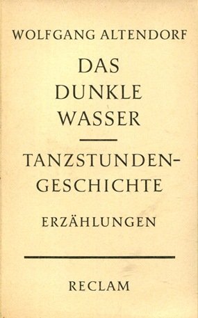 Das dunkle Wasser. Tanzstundengeschichte (Reclams Universal-Bibliothek) Books