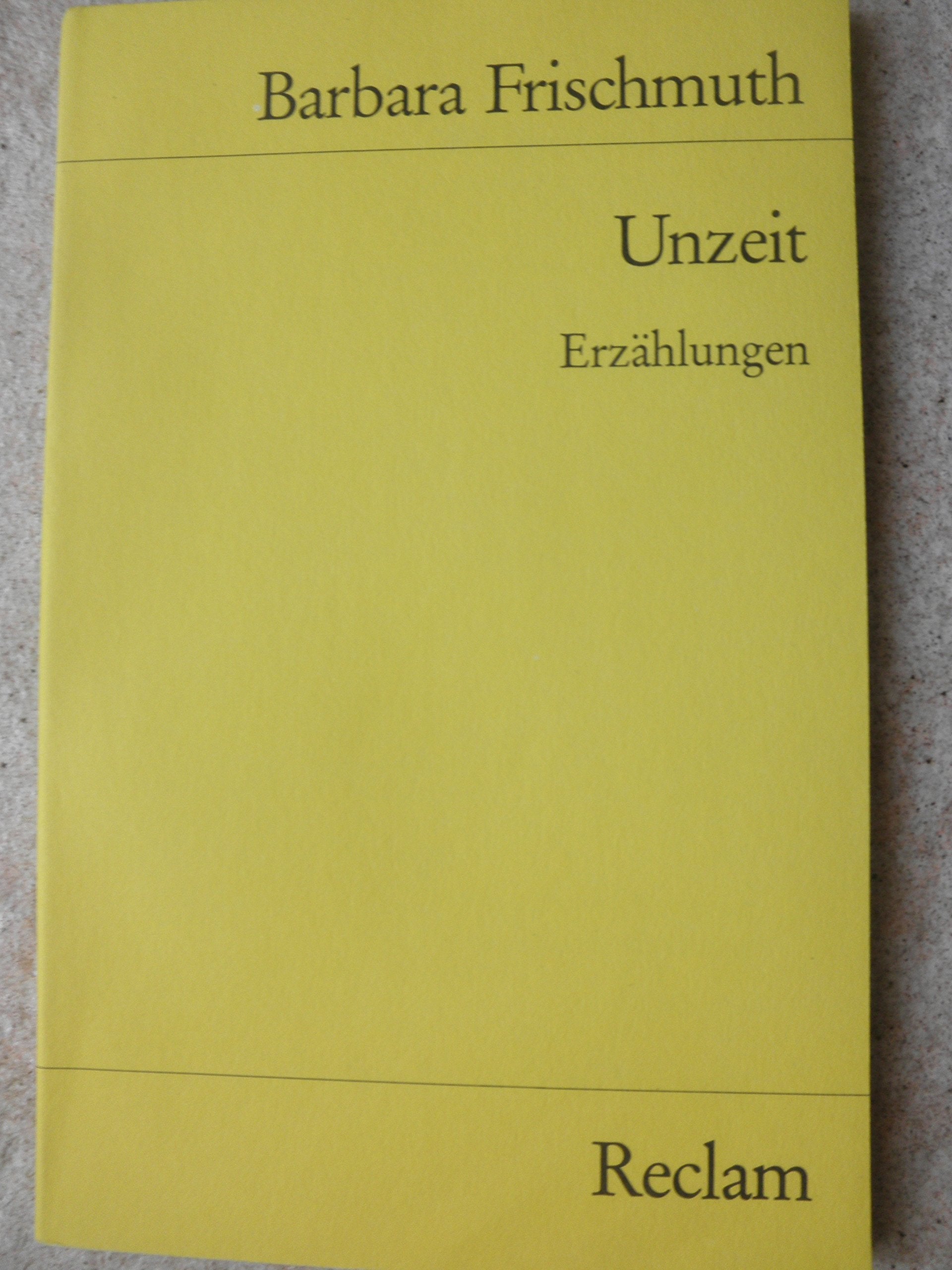 Unzeit (Reclams Universal-Bibliothek) Books