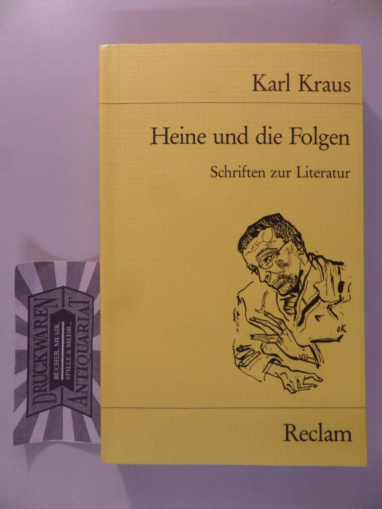 Heine und die Folgen (Reclams Universal-Bibliothek) Contemporary literature