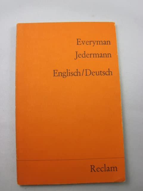 Everyman / Jedermann: Engl. /Dt (Reclams Universal-Bibliothek) Books