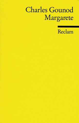 Margarete (Reclams Universal-Bibliothek) Sheet Music