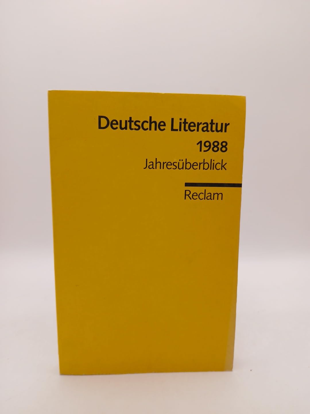 Deutsche Literatur 1988: Jahresüberblick (Reclams Universal-Bibliothek) Learning & Reference
