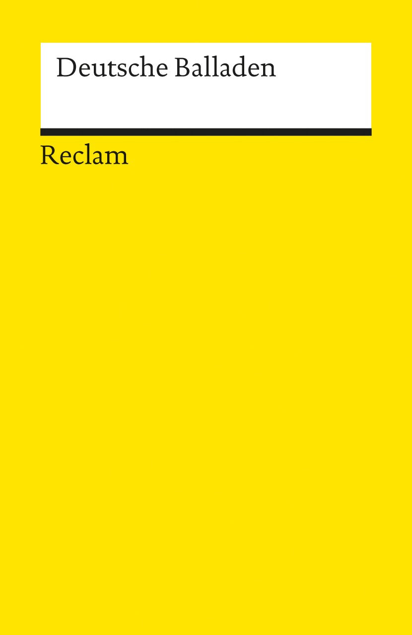 Deutsche Balladen Poetry