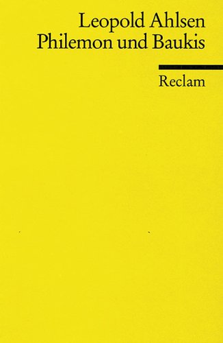 Philemon und Baukis (Reclams Universal-Bibliothek) Contemporary literature