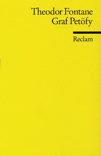 Graf Petöfy (Reclams Universal-Bibliothek) Contemporary literature