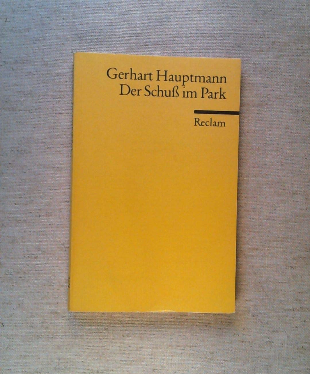 Der Schuss im Park Books