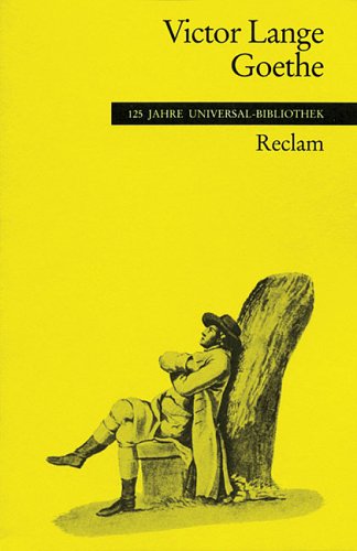 Goethe (Reclams Universal-Bibliothek) Professional & Reference Books