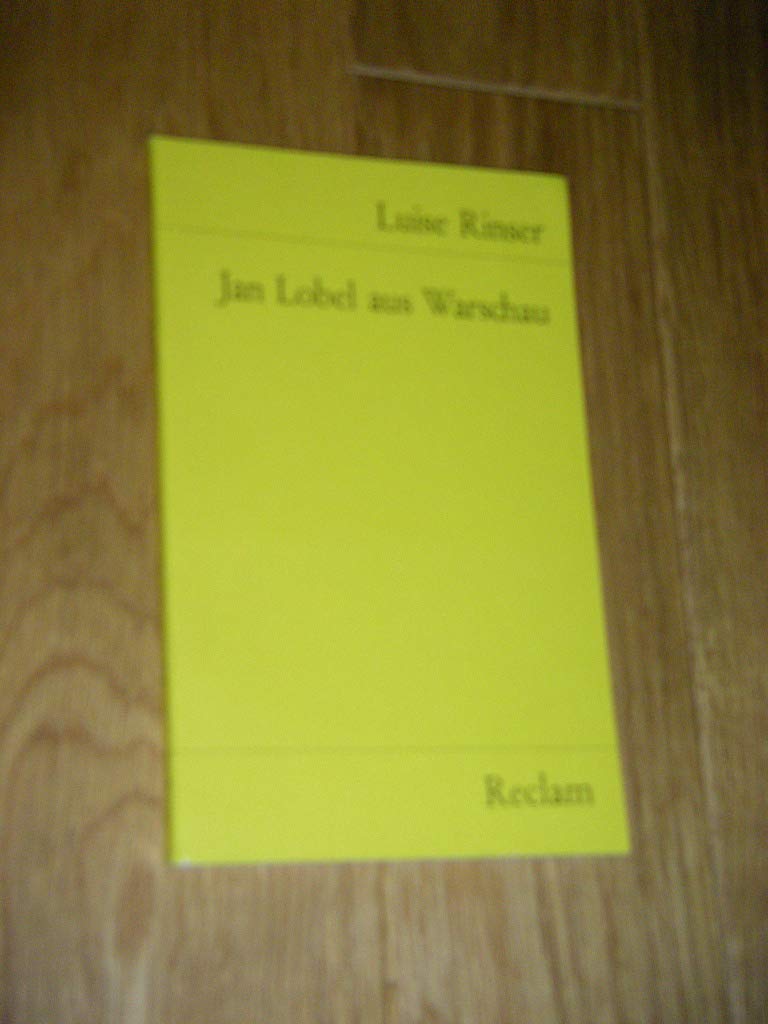 Jan Lobel aus Warschau u. a. Erzählungen (Reclams Universal-Bibliothek) Contemporary literature