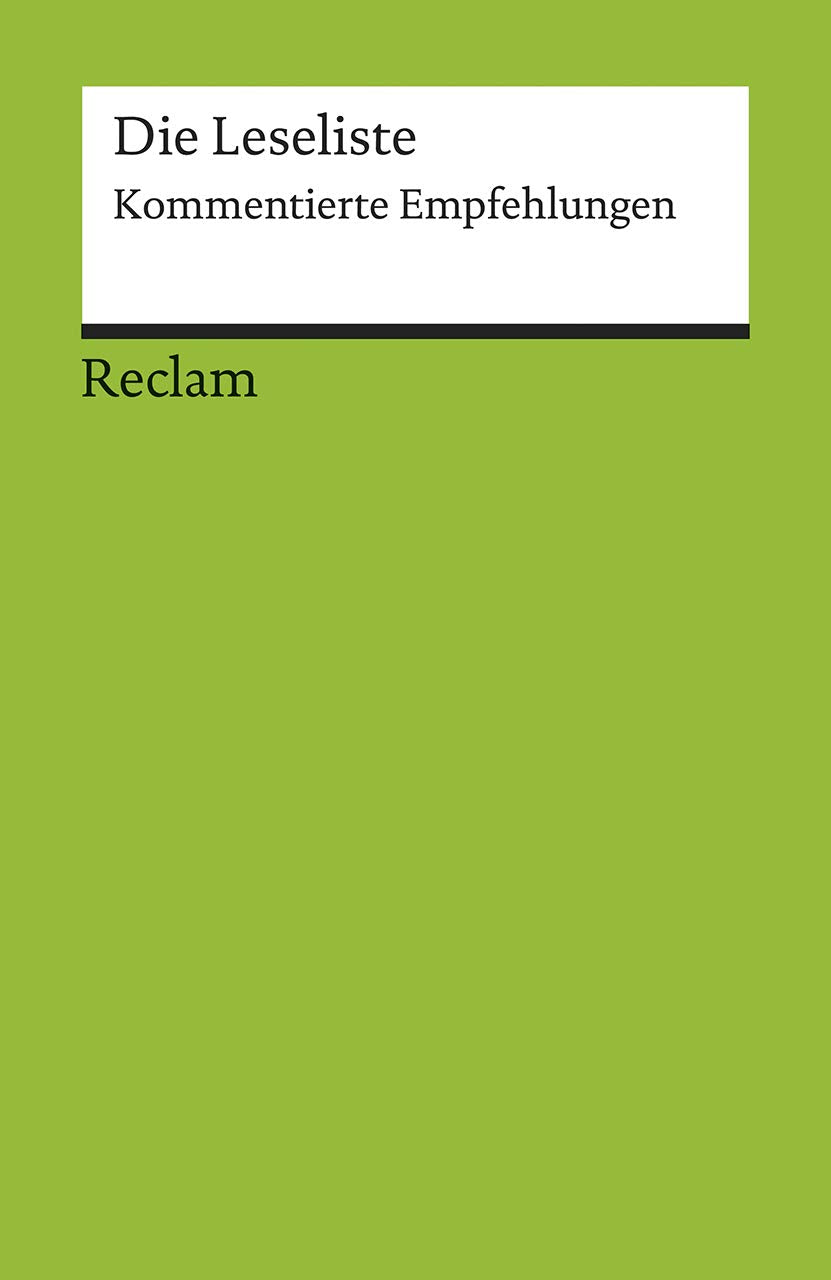 Die Leseliste Contemporary literature Books