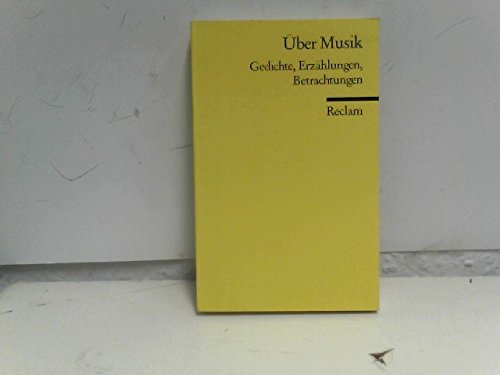 Über Musik: Gedichte, Erzählungen, Betrachtungen Sheet Music
