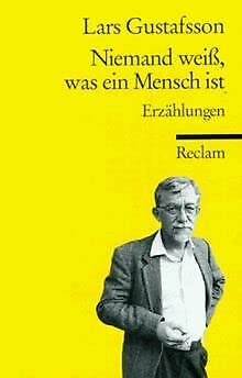 Niemand weiss, was ein Mensch ist: Erzählungen (Reclams Universal-Bibliothek) Books