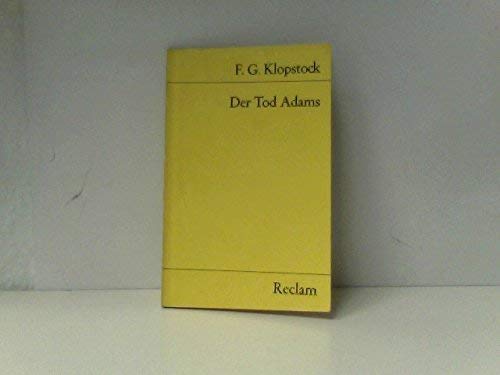 Der Tod Adams. Drama