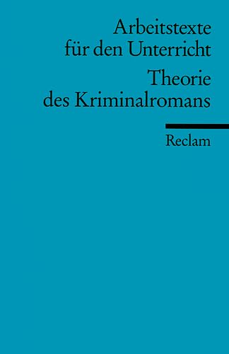 Theorie des Kriminalromans Contemporary literature