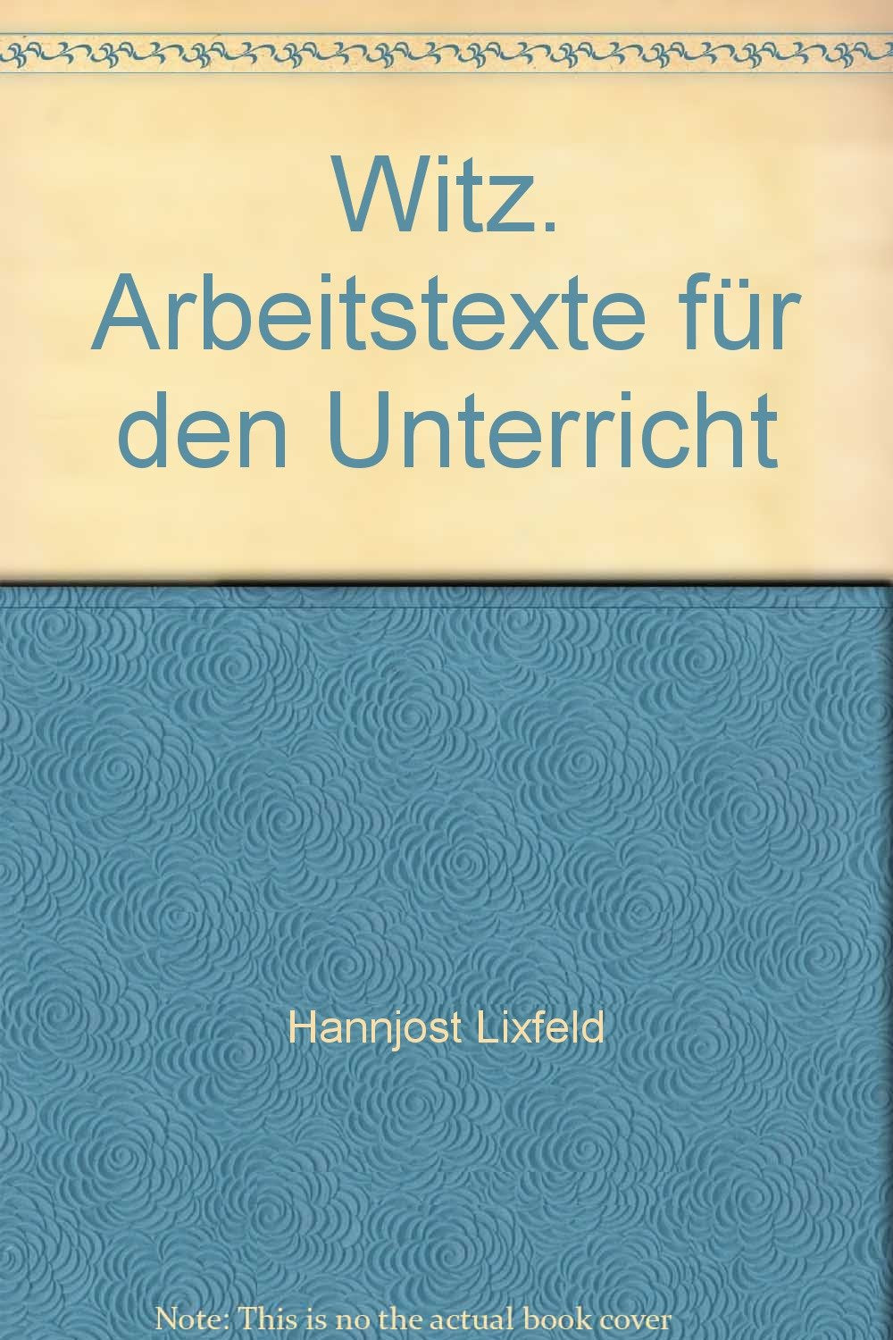 Witz: (Arbeitstexte für den Unterricht) (Reclams Universal-Bibliothek) Learning & Reference