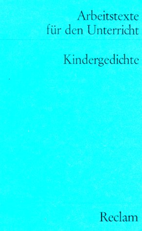 Kindergedichte: (Arbeitstexte für den Unterricht) (Reclams Universal-Bibliothek) Education & Training