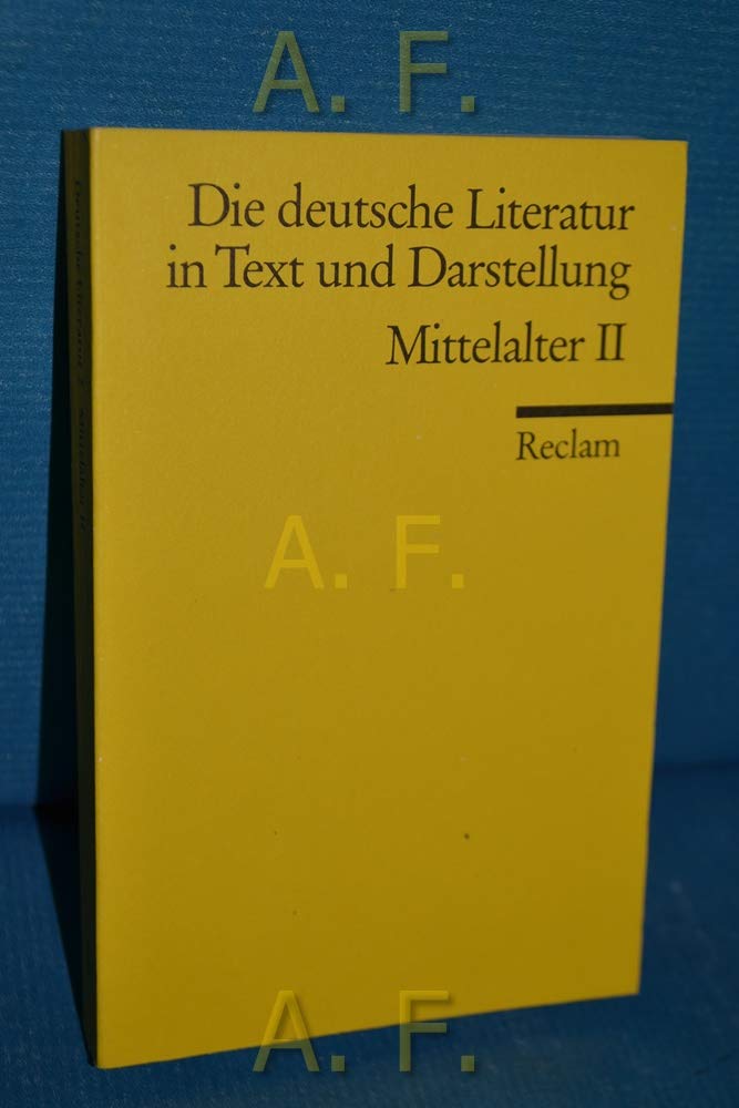 Die deutsche Literatur 2 / Mittelalter 2 Social Sciences