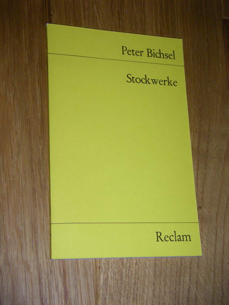 Stockwerke (Reclams Universal-Bibliothek) Contemporary literature