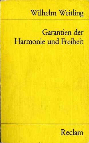Garantien der Harmonie und Freiheit (Reclams Universal-Bibliothek) Social Sciences