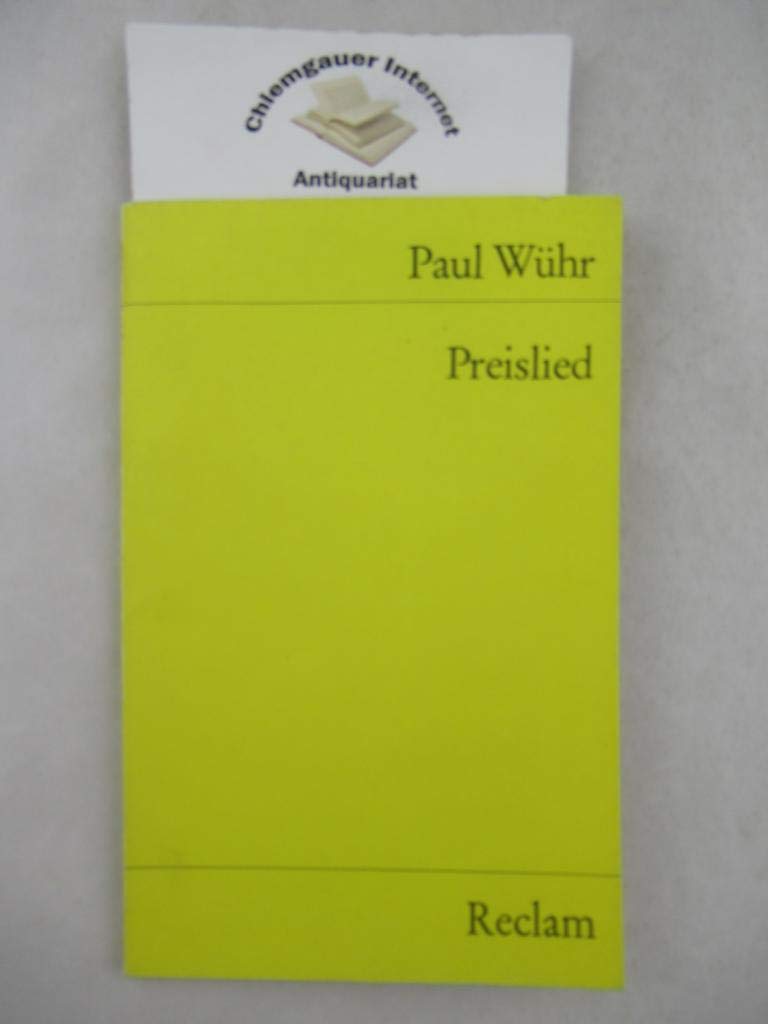 Preislied. Hörspiel aus gesammelten Stimmen. Books
