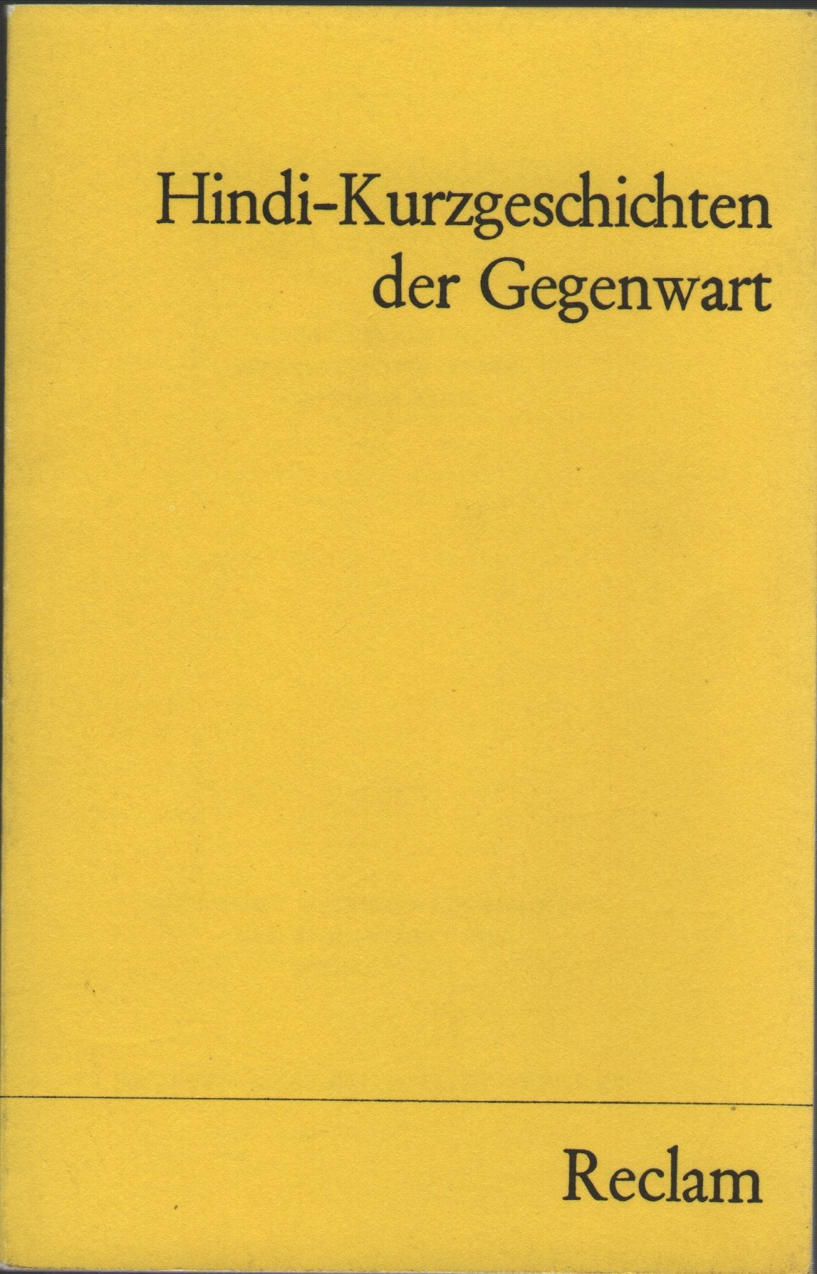 Hindi-Kurzgeschichten der Gegenwart Books