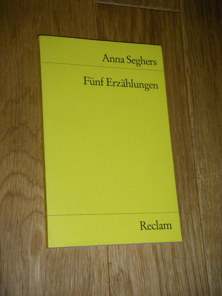Fünf Erzählungen (Reclams Universal-Bibliothek) Learning & Reference