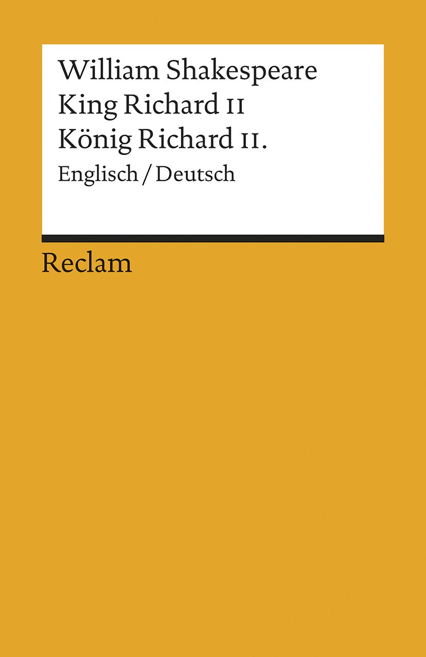 König Richard II. / King Richard II Drama