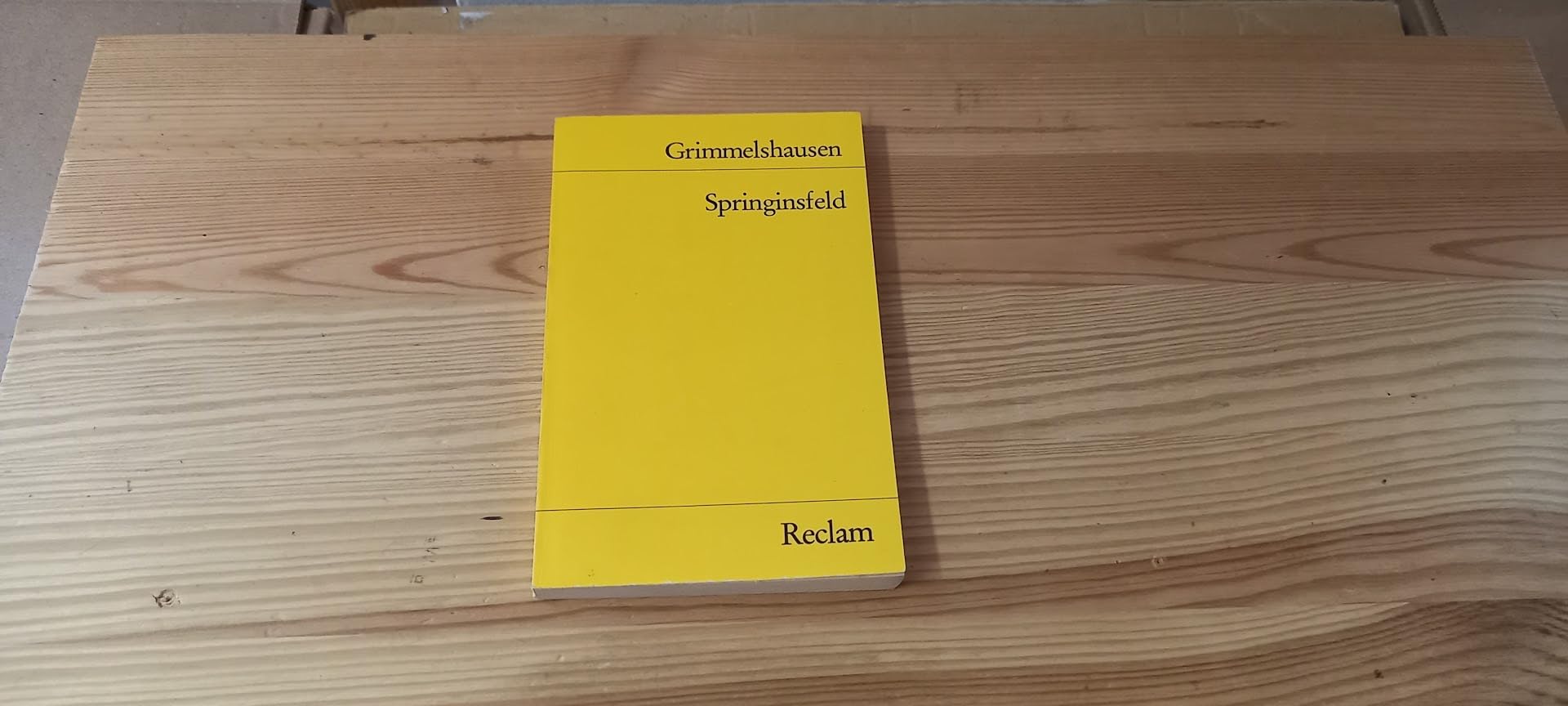 Der seltzame Springinsfeld (Reclams Universal-Bibliothek) Contemporary literature