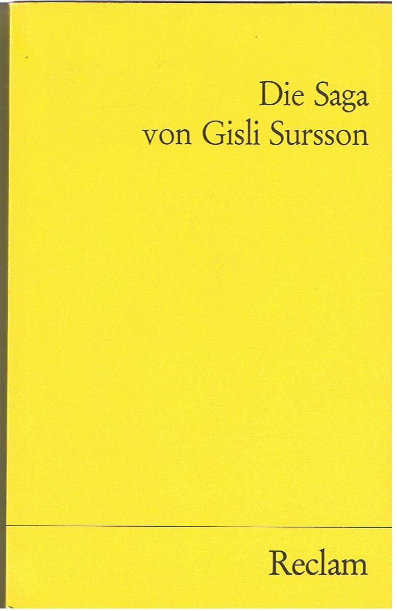 Die Saga von Gisli Sursson (Reclams Universal-Bibliothek) Books