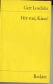 Hör mal, Klaus. Hörspiel Books