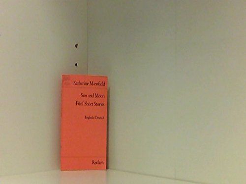 Sun and Moon. Fünf Short Stories.: Engl. /Dt. (Reclams Universal-Bibliothek) Professional & Reference Books