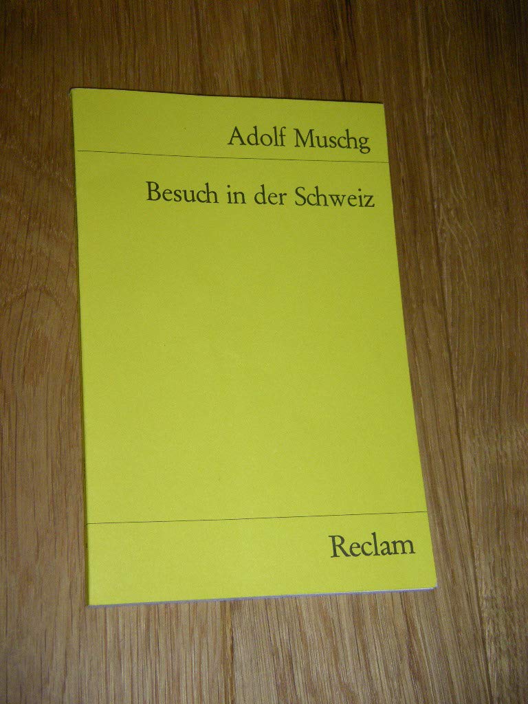 Besuch in der Schweiz (Reclams Universal-Bibliothek) Contemporary literature