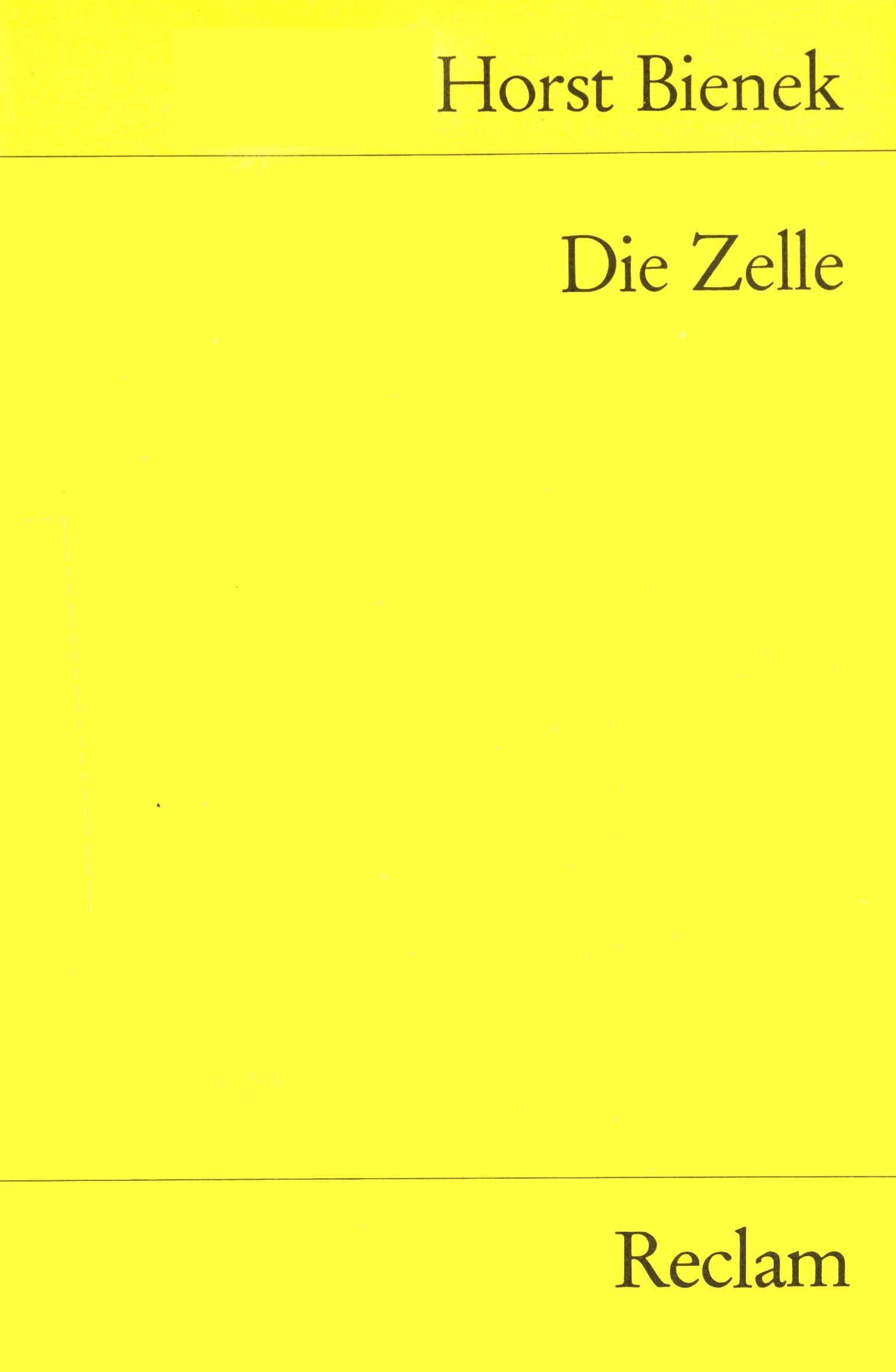 Die Zelle (Reclams Universal-Bibliothek) Books