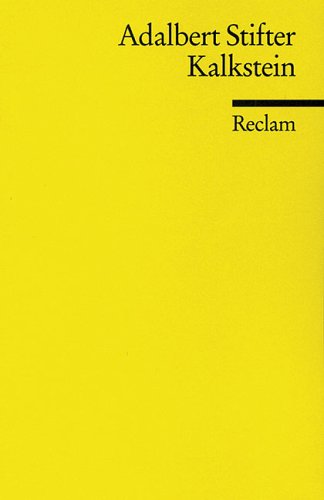 Kalkstein (Reclams Universal-Bibliothek) Contemporary literature