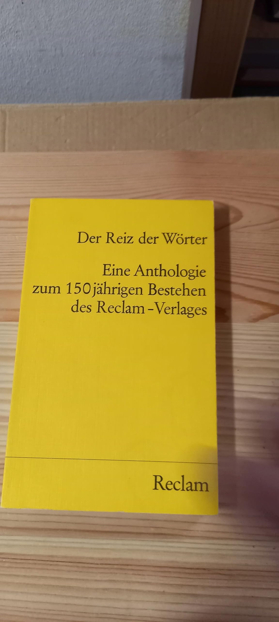 Der Reiz der Wörter (Reclams Universal-Bibliothek) Professional & Reference Books