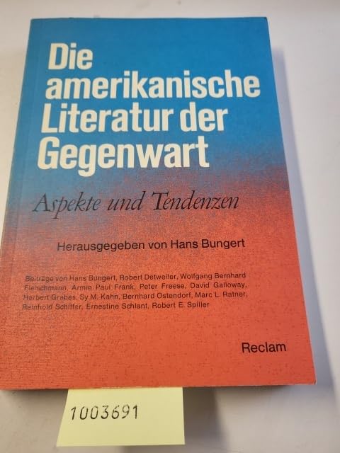 Die amerikanische Literatur der Gegenwart. Aspekte und Tendenzen Professional & Reference Books
