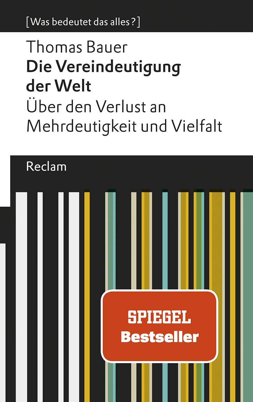 Die Vereindeutigung der Welt Philosophy Books