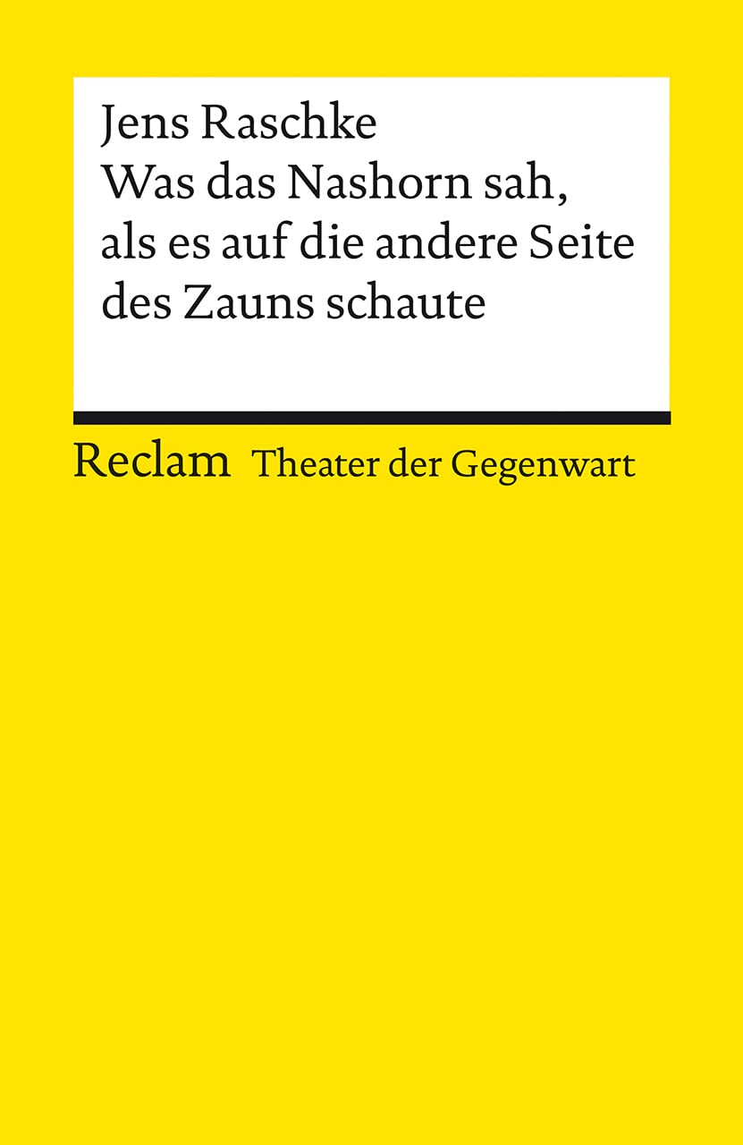Was das Nashorn sah, als es auf die andere Seite des Zauns schaute Drama