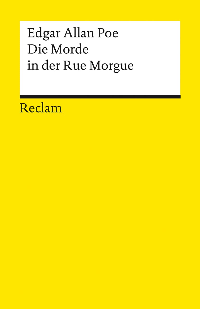 Die Morde in der Rue Morgue Essays & Short Stories