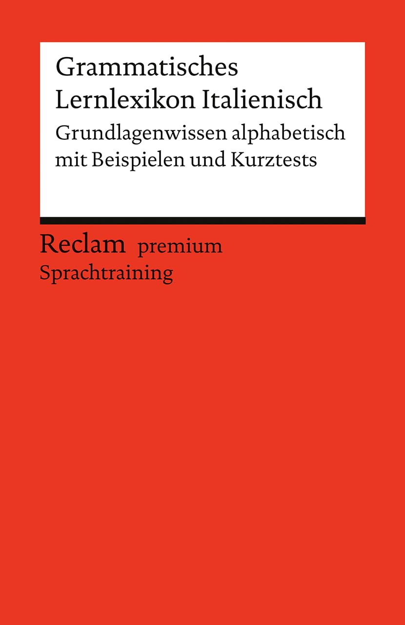 Grammatisches Lernlexikon Italienisch Education & Training