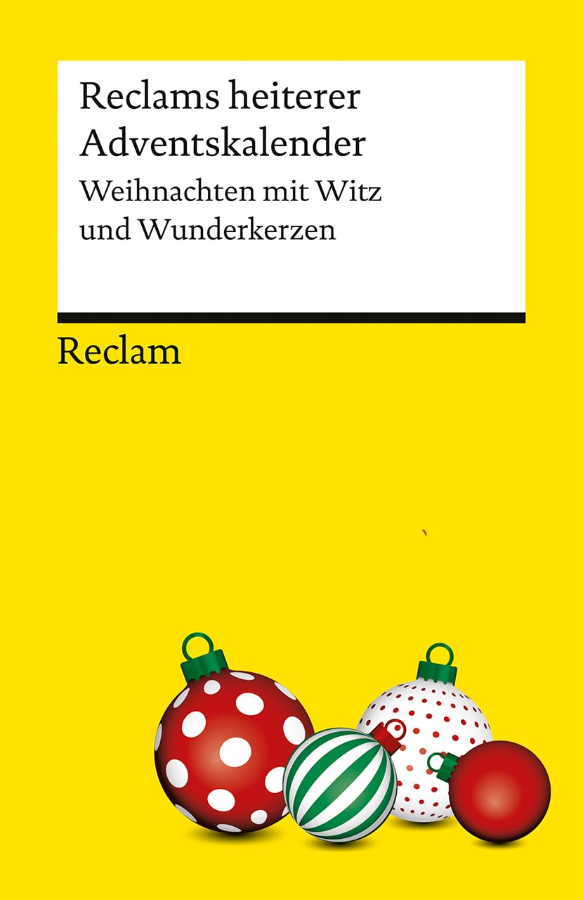 Reclams heiterer Adventskalender. Weihnachten mit Witz und Wunderkerzen Contemporary literature
