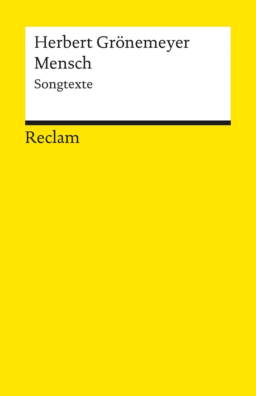 Product Image: Mensch. Songtexte