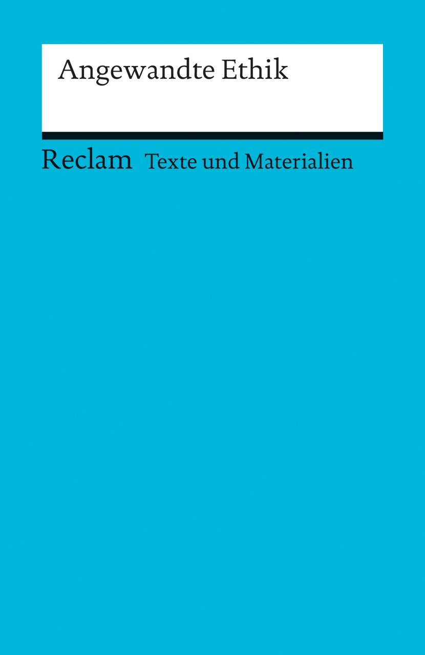 Angewandte Ethik Philosophy