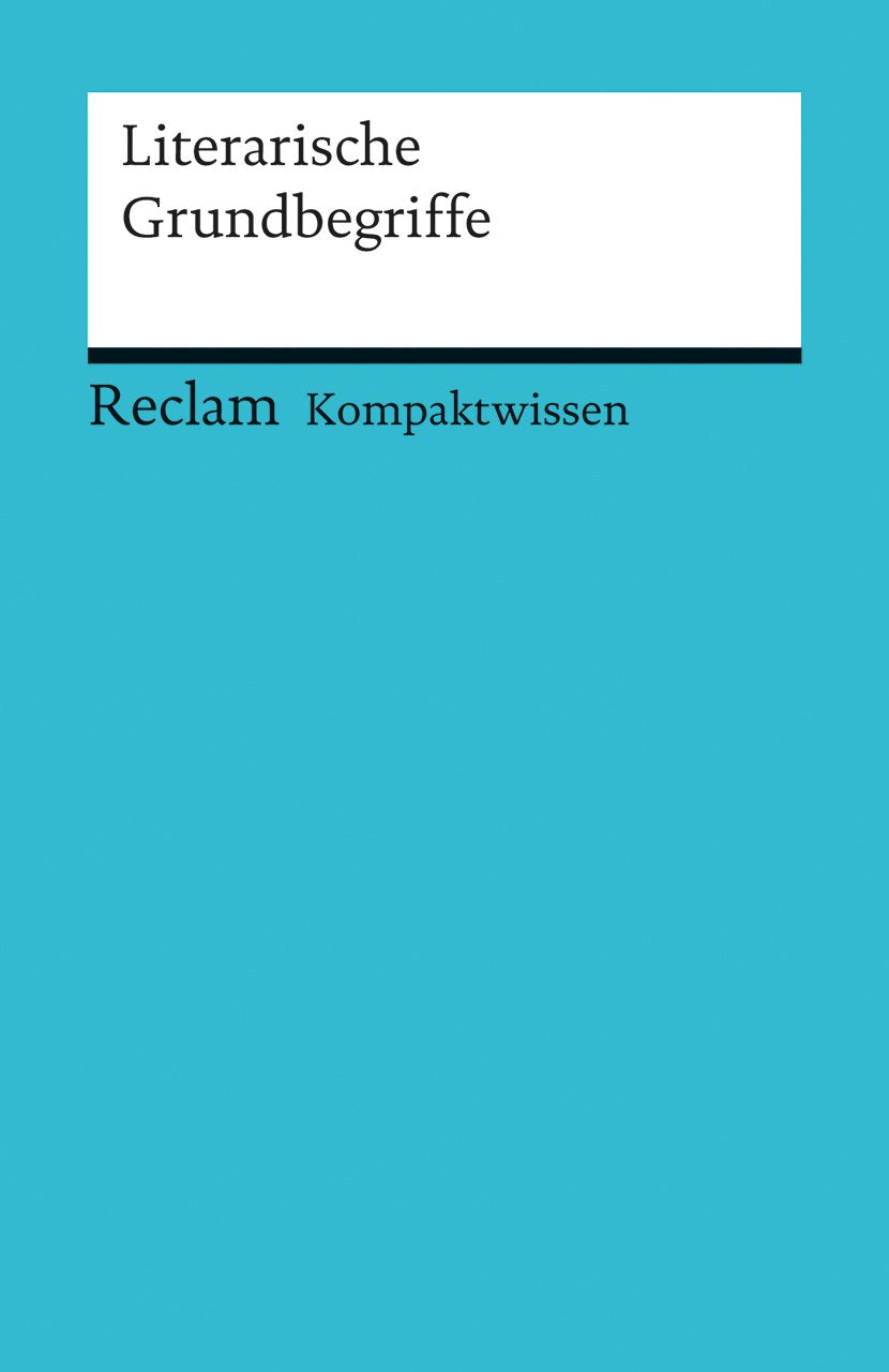 Product Image: Literarische Grundbegriffe